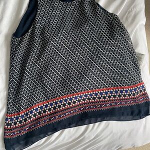 Lined summer tank top